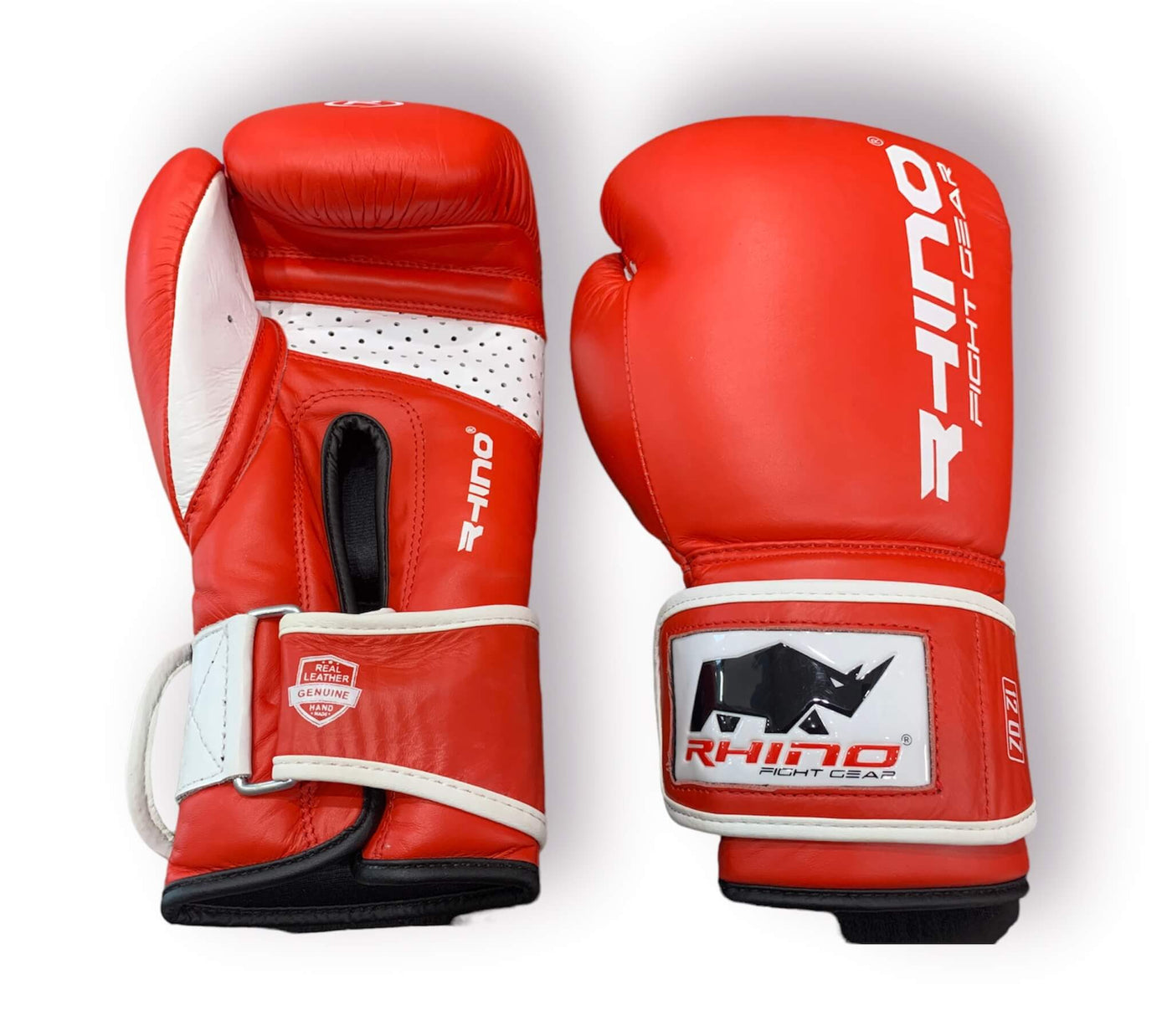 Rhino Boxing Gloves with Buckle Band