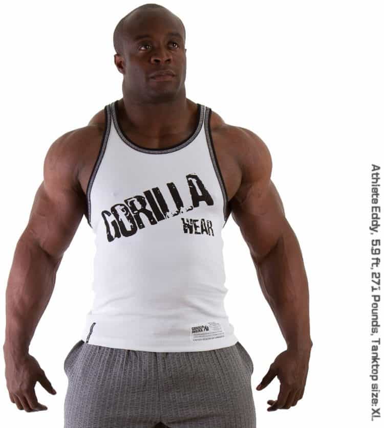 Gorilla Wear Stamina Rib tank top white