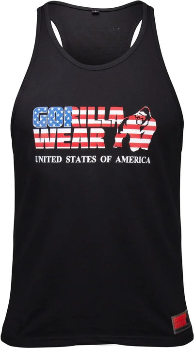 Gorilla Wear USA Tank Top Black